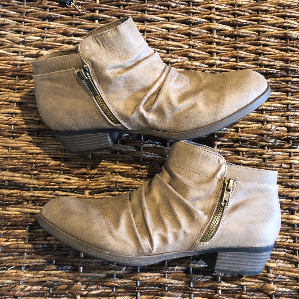 Tan Booties